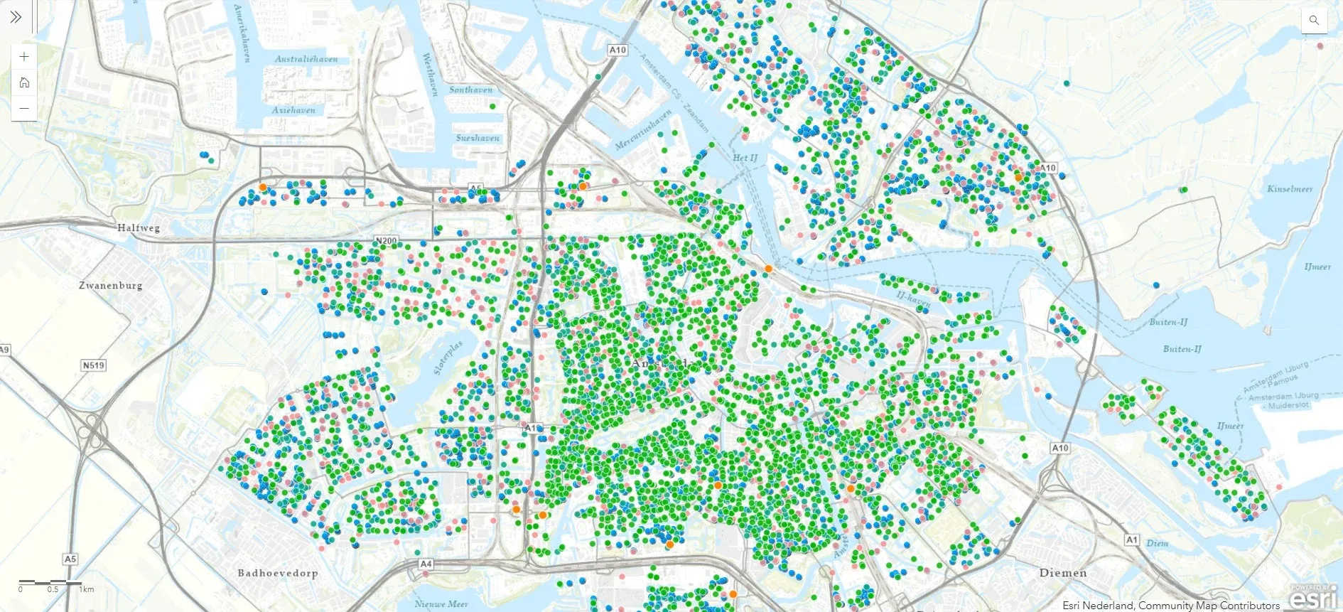 Amsterdam EV Charging Map.webp