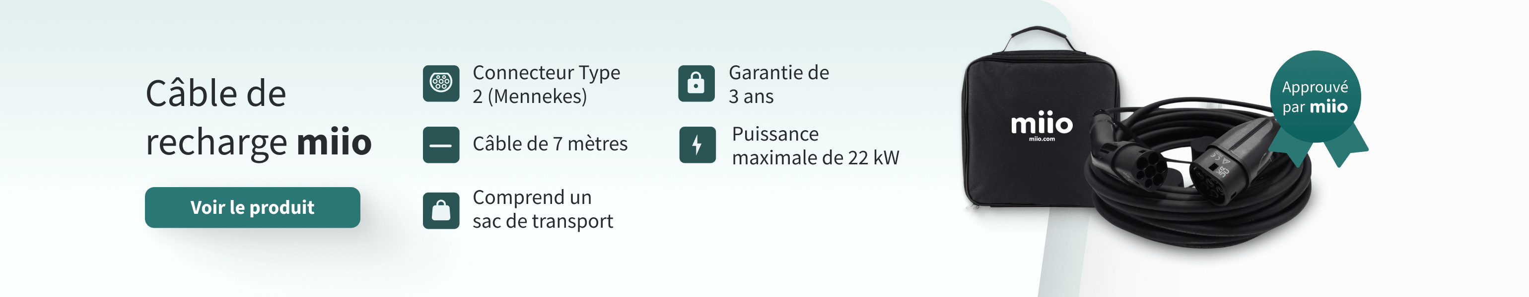 Câble de Recharge miio