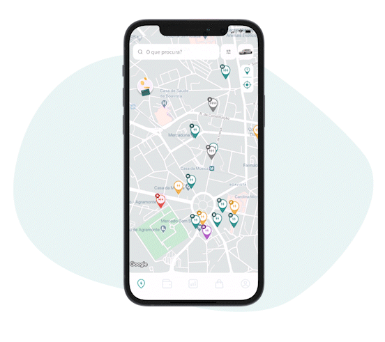 Mapa de Postos de Carregamento - miio App