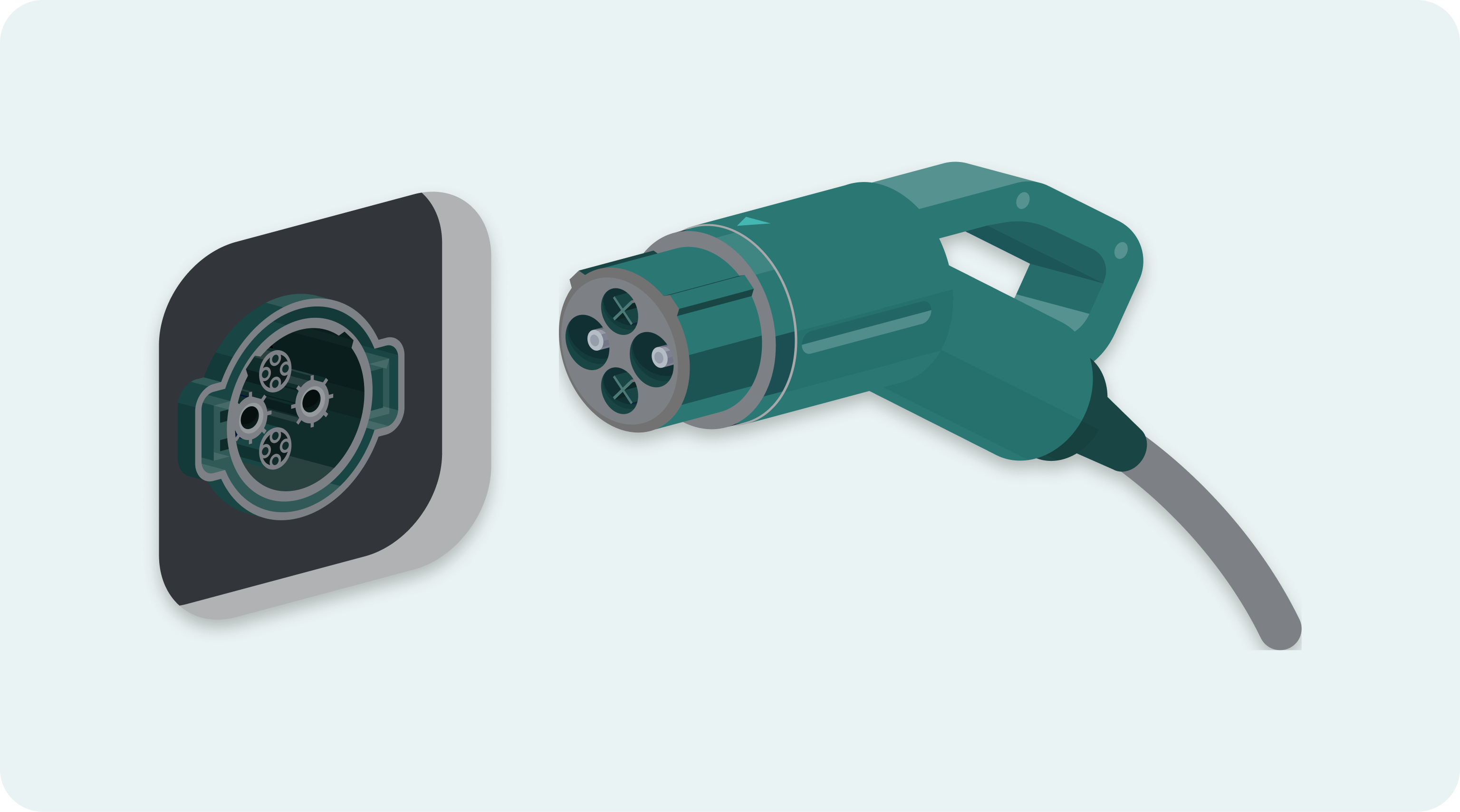 Conector para carro elétrico CHAdeMO